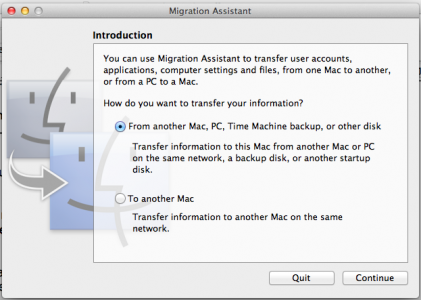 Mac migration to a previously setup system - Dataquest
