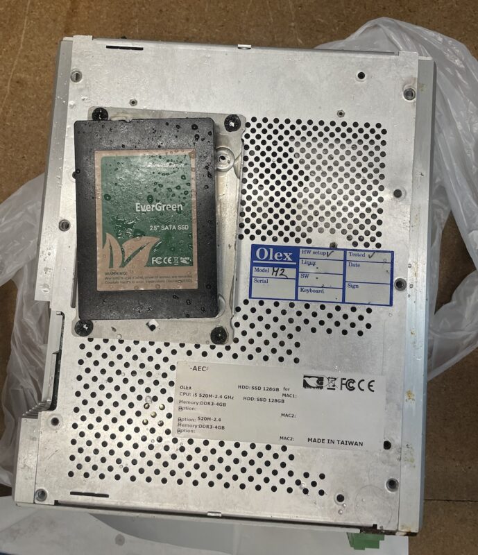 Water Damaged Boat Computer with InnoDisk EverGreen SSD